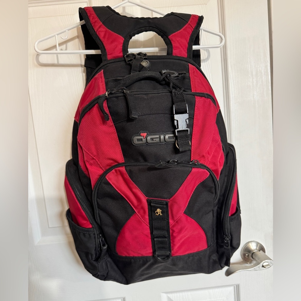 OGIO Sector Z Red and Black Backpack